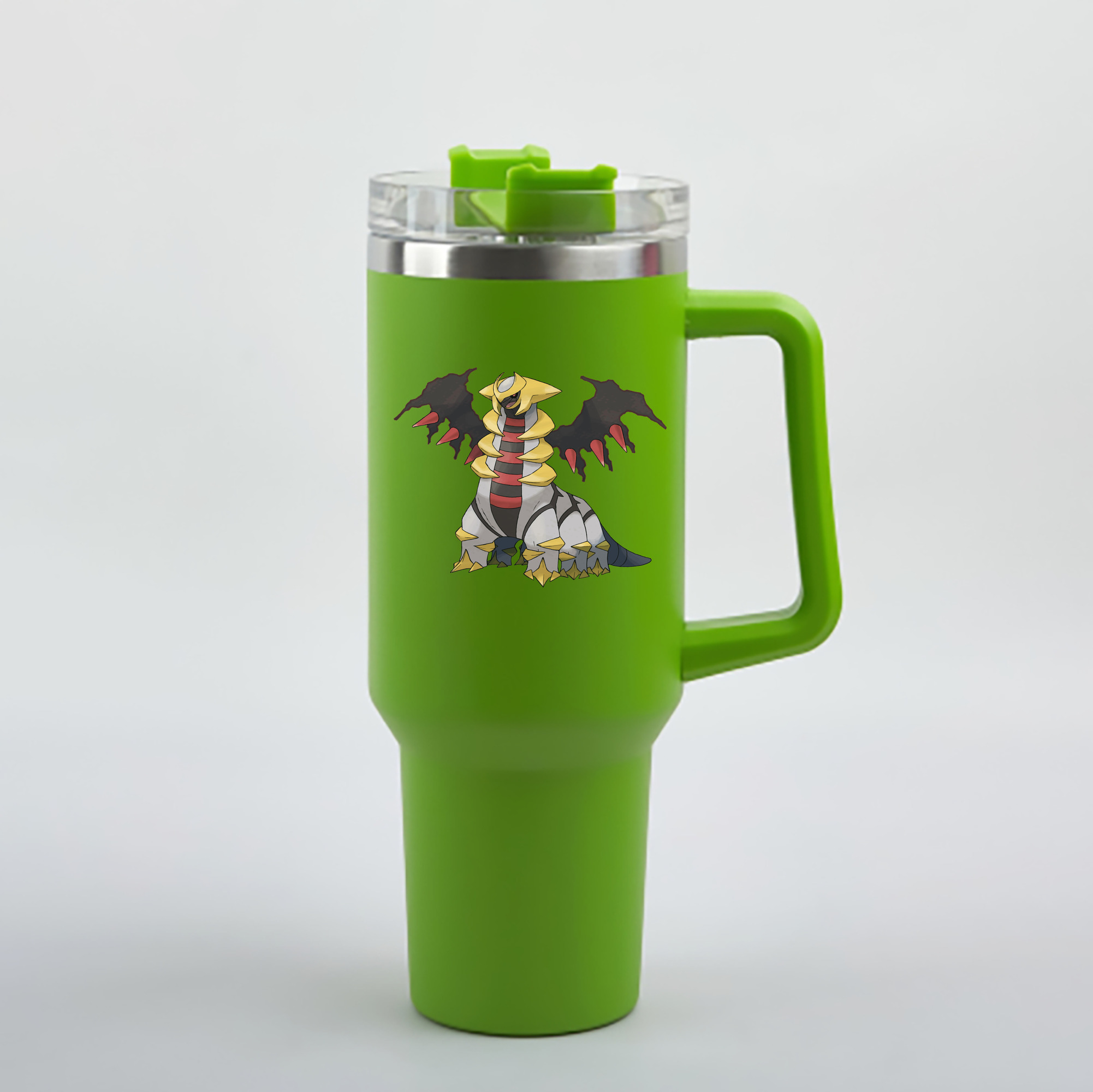 （画像用） ポケットモンスター Pokémon 1200mL車用タンブラー - クリスタルステッカー（プラスチックストロー付き）